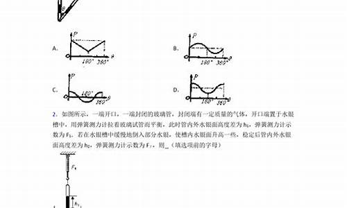 物理高考力学实验题_2014高考物理力学实验